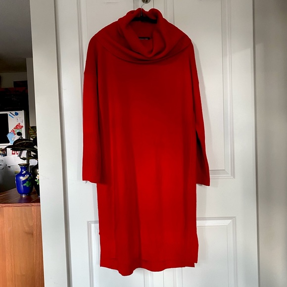 French Connection red sweater dress - Picture 1 of 5